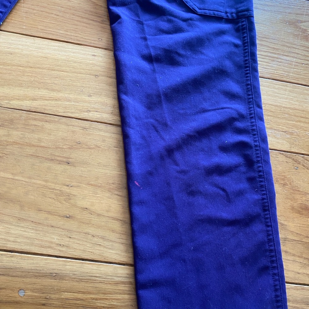 Dark Figs Purple Scrub Set Top/Bottom XXS - Picture 8 of 11